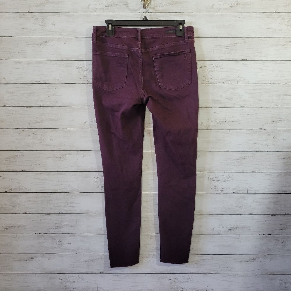 Articles of Society Sarah Cut Off Hem Ankle Skinny Jeans in Boise / Plum Size 28 - Picture 6 of 15